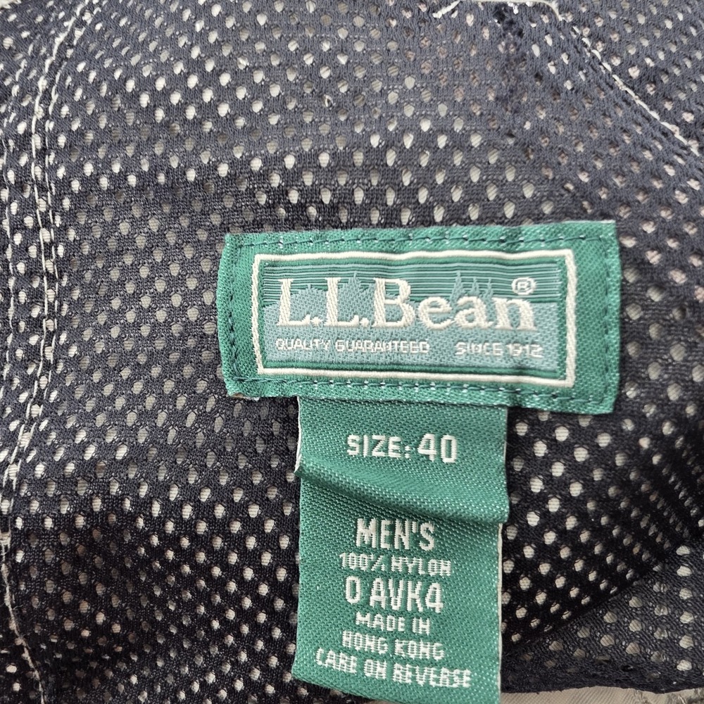 LL Bean Cargo Shorts Men 40 Hiking Nylon Mesh Outdoor Pockets Wicking Repellent - Picture 5 of 8